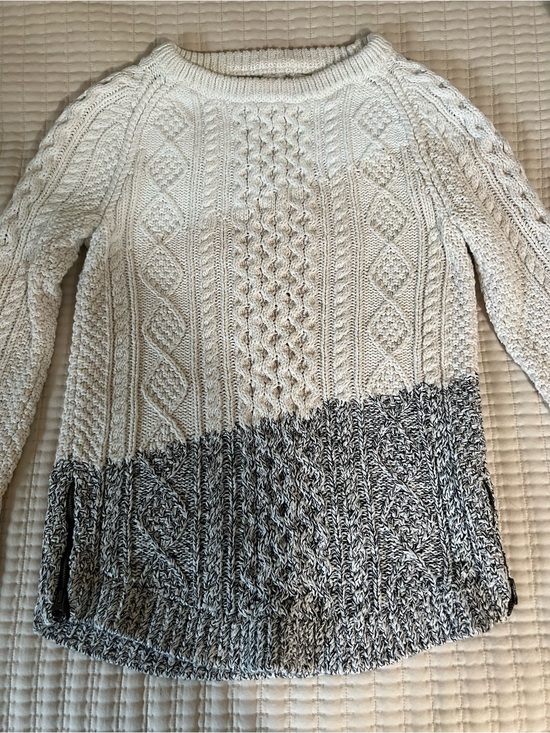 L.L. Bean Sweaters - Llbean signature fisherman sweater XXS women’s tri color